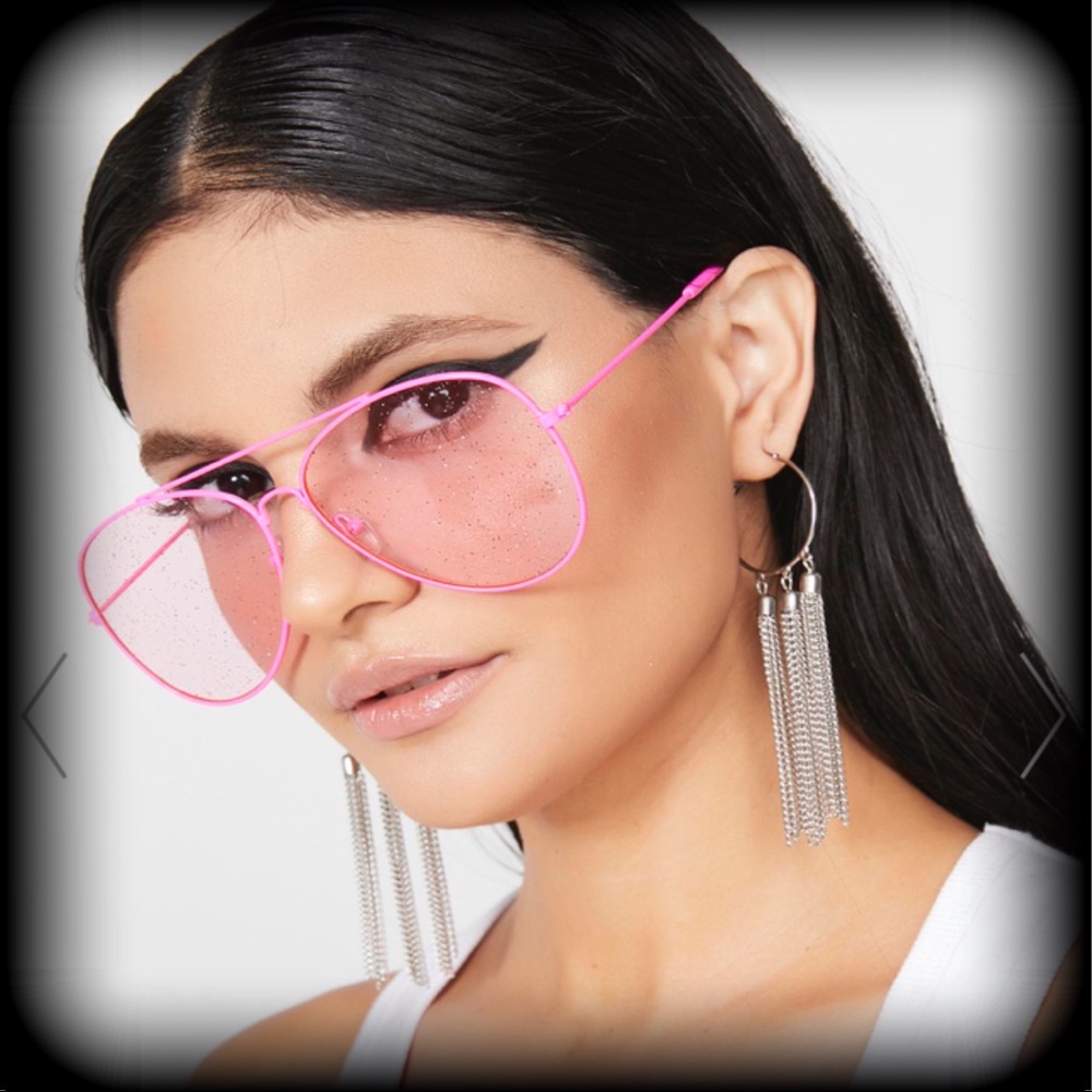 🌸🔥🌸Neon Glitter Lens Aviators